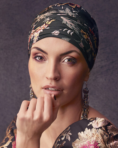 BOHO-Turban Sapphire 3026-0802 House of Christine Headwear