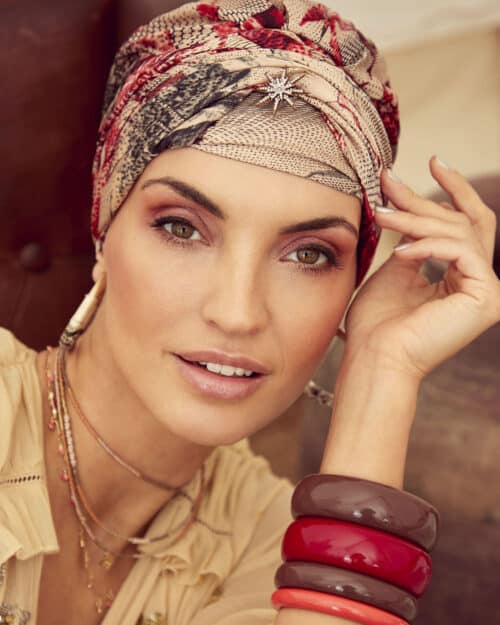 BOHO-Turban Sapphire 3026-0784 House of Christine Headwear