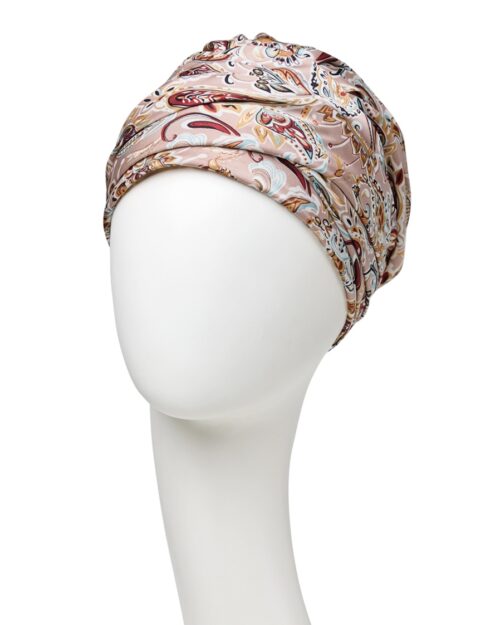 BOHO-Turban SAPPHIRE - Oriental-Rose-Paisley – Bild 4