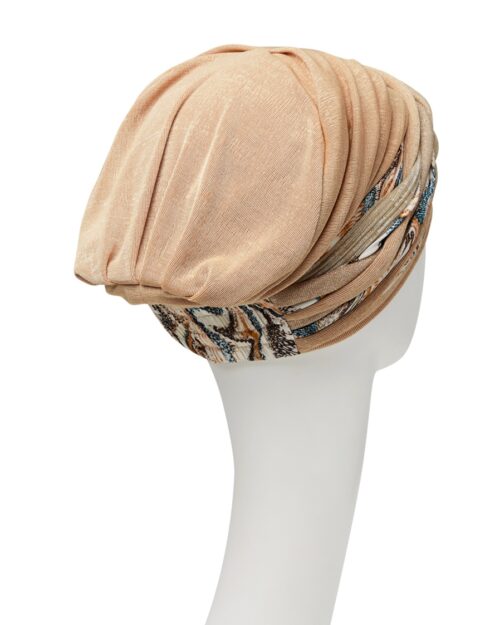 BOHO-Turban SCARLETT - Toffee-Mix – Bild 4