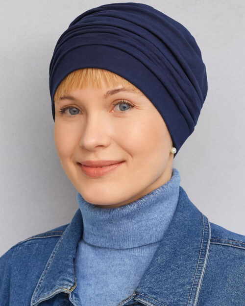 Turban Bahama-460 Dunkelblau Gisela Mayer Headwear