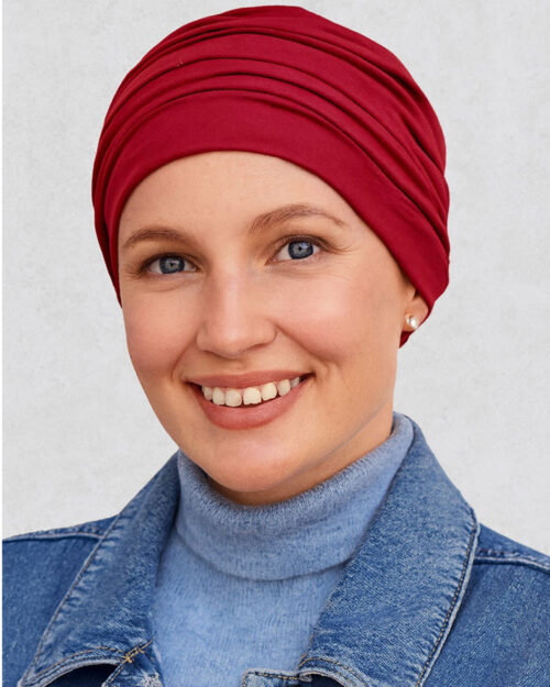 Turban Bahama-635 weinrot Gisela Mayer Headwear