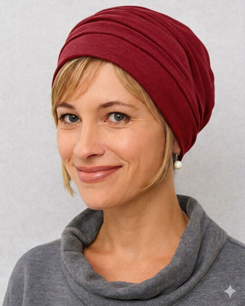 Turban Bahama-635 weinrot Gisela Mayer Headwear