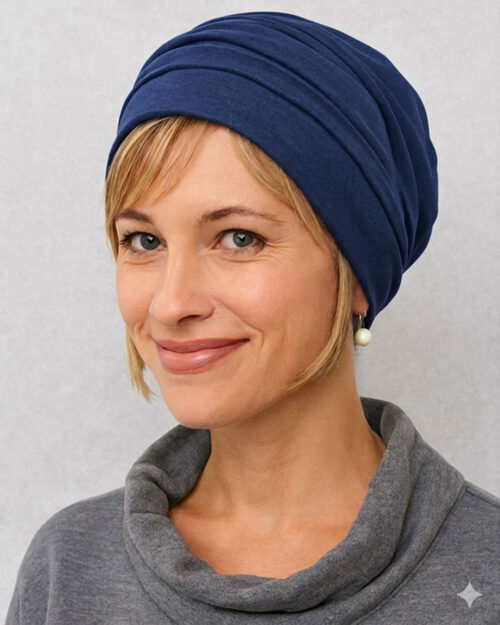 Turban Bahama-460 Dunkelblau Gisela Mayer Headwear