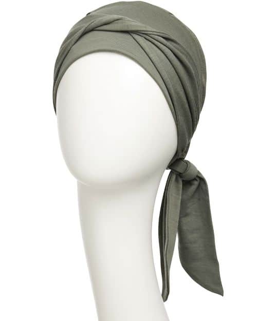 Christine Headwear: Turban B.B.-BEATRICE - Khaki-Green *NEU* – Bild 3
