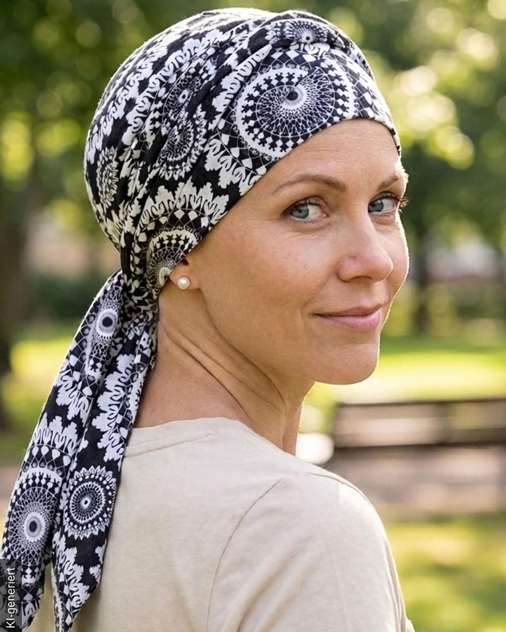 Leinen-Turban BEATRICE 1460-0818 Christine Headwear