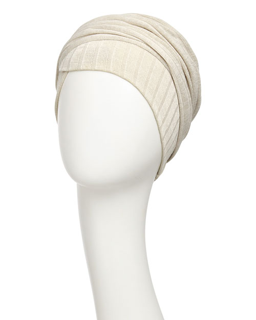 Christine Headwear: Turban VIVA-Elma - Rib-Sand – Bild 4