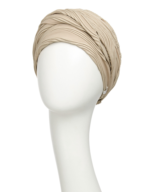BOHO-Turban SAPPHIRE - Sweet-Caramel – Bild 2