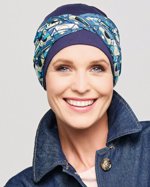 Turban NELE, blue, Gisela Mayer