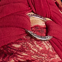 Christine Headwear: BOHO-Turban Sienna - Oriental-Red – Bild 7