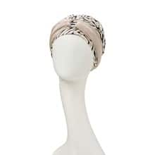 Christine Headwear: BOHO-Turban Sienna - Brown-Zebra-Print – Bild 3