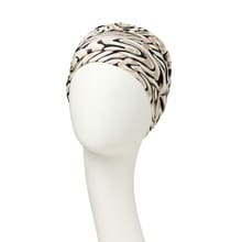 Christine Headwear: BOHO-Turban Sienna - Brown-Zebra-Print – Bild 4
