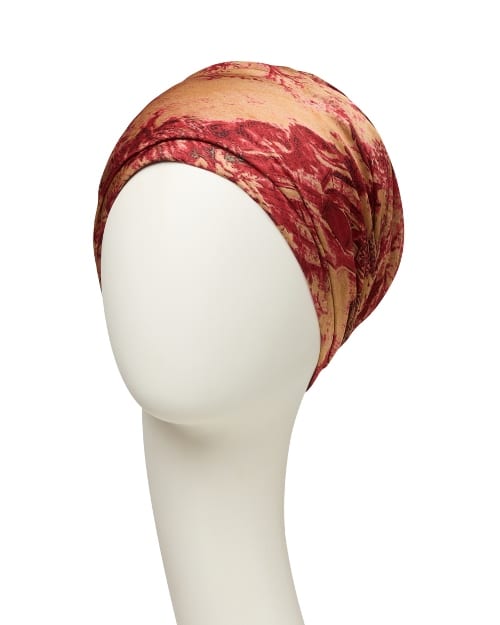 Christine Headwear: BOHO-Turban Sienna - Oriental-Red – Bild 6